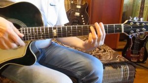 Первое апреля -В. Мигуля (как играть аккорды на гитаре  Dm )