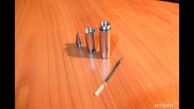 Влагозащищенная ручка- брелок из нержавеющей стали. | #Обзор смотреть онлайн