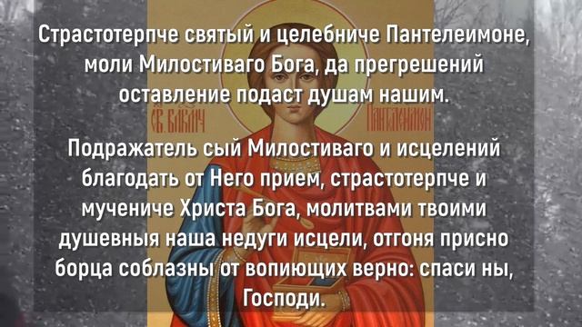 ЭТИ 30 СЕКУНД СЕЙЧАС ВЫЛЕЧАТ ТЕБЯ ОТ ЛЮБОЙ БОЛЕЗНИ! Молитва Пантелеймону Целителю!