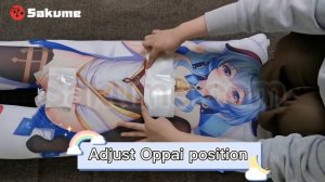 Ganyu Hentai Waifu Pillow Onahole Body Pillow Split Legs Dakimakura Genshin Impact