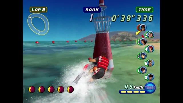 Wave Race: Blue Storm - Dolphin Park - Gamecube Gameplay смотреть онлайн