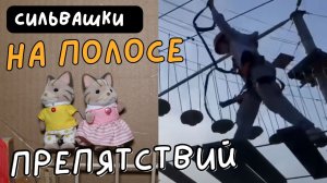 Сильвашки на полосе препятствий #сильвашки #sylvanianfamilies #полосапрепятствий