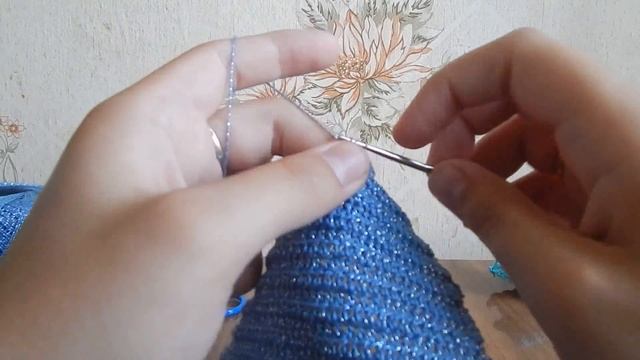 Одежда для кукол крючком. Платье "Бирюза" смотреть онлайн