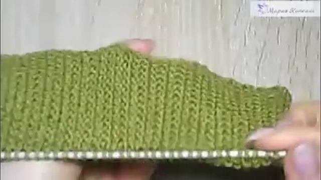 💝 Узор 5 💝 Гречка. Видео - книга Вязание узоров.