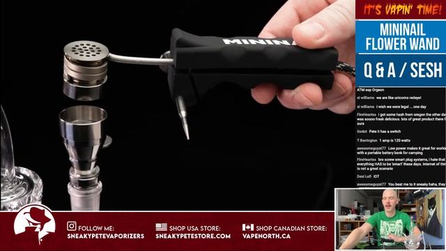 It's V@pin' Time! | LIVE MiniNail Flower Wand Sesh | Sneaky Pete's Reviews #livestream #canada смотреть онлайн