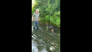 Промывка золота на реке Ушачка.Андрей Костебелов