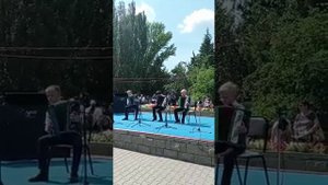 #Баян игра Посею Лебеду на берегу Омск 2022г