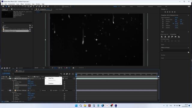 Наложение футажей в After Effects смотреть онлайн