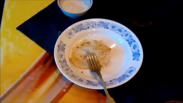 блины в бутылке. рецепт быстрого приготовления.