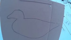 Отстрел по профилю гуся на 40 и 70 метров, на кучность и резкость