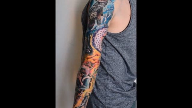 Anakin - Vader Tattoo - Star Wars Full sleeve смотреть онлайн