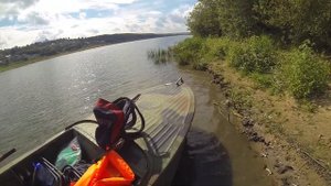 Казанка Вихрь30 р.Ока небольшая рыбалка