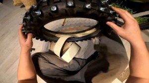 шиповка колёс питбайка на зиму