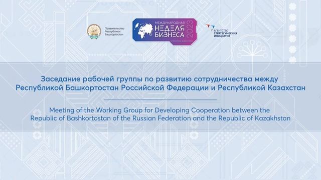 Янтарный зал. "Заседание по сотрудничеству Республики Башкортостан и Республики Казахстан." смотреть онлайн