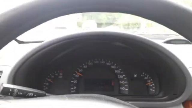 работа двигателя после регулировки форсунок Mercedes 200 CDI W203 ом611 смотреть онлайн