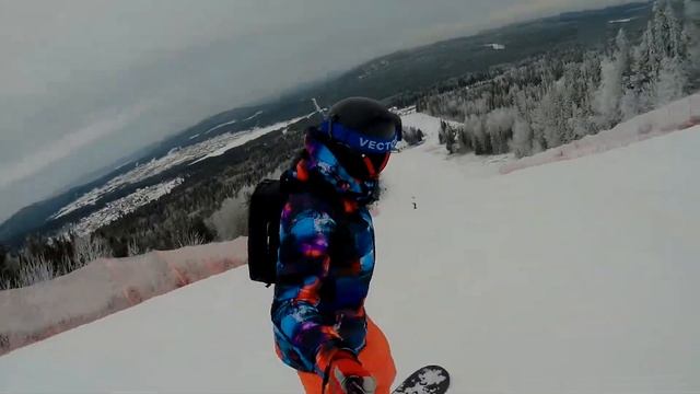 Гора Белая. Сноубординг. смотреть онлайн