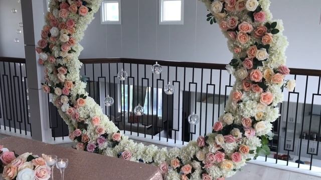 Diy- Floral Arch & backdrop смотреть онлайн
