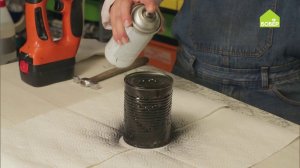 Плафон из консервной банки