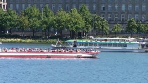 Binnenalster (Inner Alster lake), Hamburg, Germany