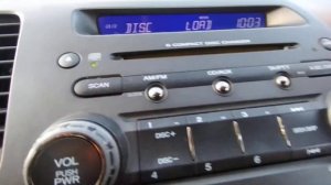 Honda Civic 4D как поместить в дисковод 6 CD дисков (по просьбе подписчика)