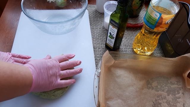 Настоящая итальянская Фокачча со шпинатом