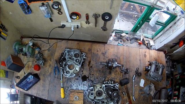 Разборка мотора Suzuki Djebel 250 продолжение смотреть онлайн