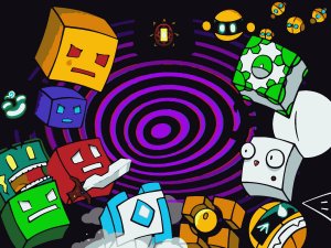 Геометри даш игра для очень ловких и быстрых. Geometry dash