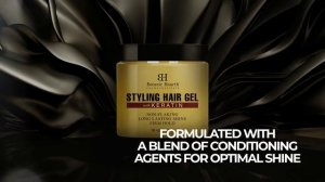 Styling Hair Gel With Keratin Protein (16 Oz) | Non-Flaking, Long-Lasting Shine, Firm Hold