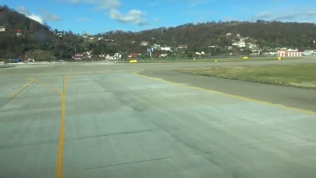 Посадка самолёта в Сочи(Адлер) глазами пилота. Approach & Landing (URSS, RW02), CRJ200 cockpit view