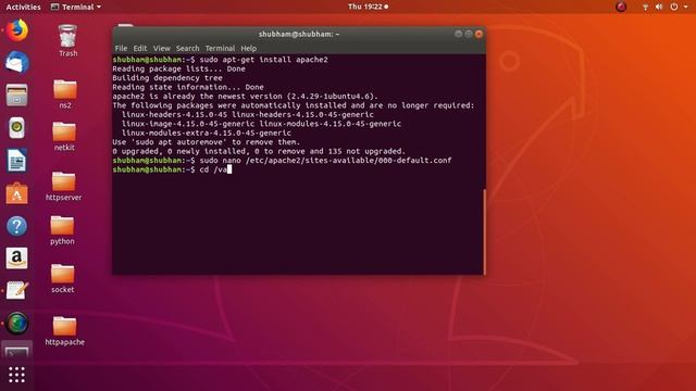 Create HTTP server (Ubuntu) смотреть онлайн
