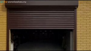 Роллетные ворота Алютех Trend с калиткой