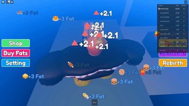 КАЖДУЮ СЕКУНДУ Я СТАНОВЛЮСЬ ЖИРНЕЕ и БОЛЬШЕ! Roblox смотреть онлайн