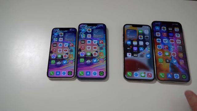 Apple iPhone 13 mini vs 13 vs 13 Pro vs 13 Pro Max Vergleich смотреть онлайн