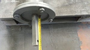 Колонка управления прямоходной задвижкой.