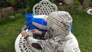 Огромная бетономешалка игрушка Распаковка Unpacking a huge cement mixer toy