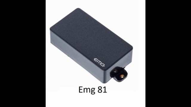Emg 81 vs Emg Mf Marty Friedman bridge pickup comparison (distortion only) смотреть онлайн