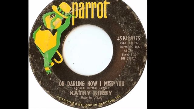 Kathy Kirby - Oh Darling How I Miss You 1965 смотреть онлайн