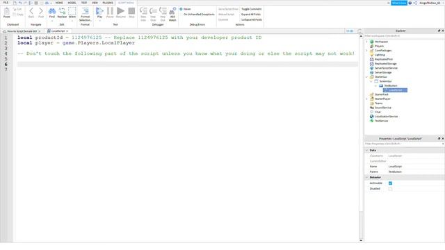 Scripting Tutorial | How to script a Donate GUI on roblox! смотреть онлайн
