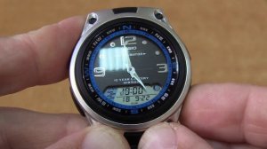 Рыболовные наручные часы Casio AW-82-1A Обзор