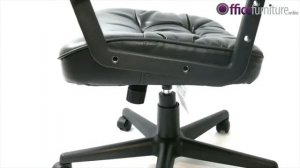 Office Chair Assembly - Cadiz Leather Faced Manager Chair