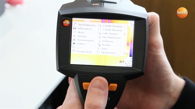 Wärmebildkamera testo 875i: Messfunktion aktivieren (11/15) | Be sure. Testo смотреть онлайн