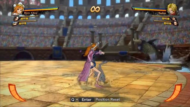 One Piece: Burning Blood - Bon clay (Clone) (All Special Moves & Ultimate)