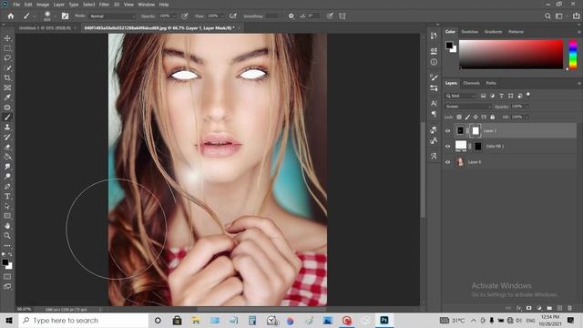Adobe Photoshop: Glowing Eyes смотреть онлайн