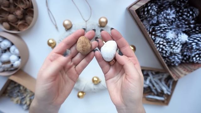 DIY: Новогодний венок из природных материалов своими руками I Основа для венка I NEW YEAR DECOR 2019 смотреть онлайн