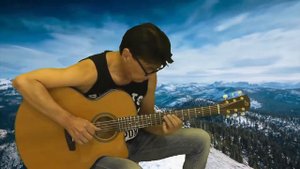 Роскошный блюз на гитаре - фингерстайл - Виктор Русинов