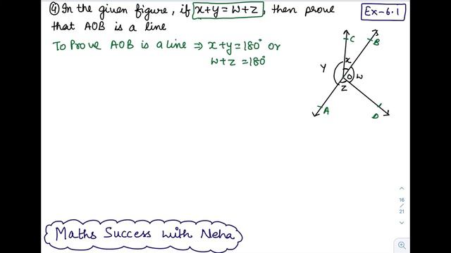 Class-9 | chapter-6 | Lines & Angles | Exercise-6.1 смотреть онлайн