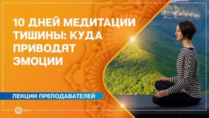 10 дней медитации тишины куда приводят эмоции. Александра Штукатурова