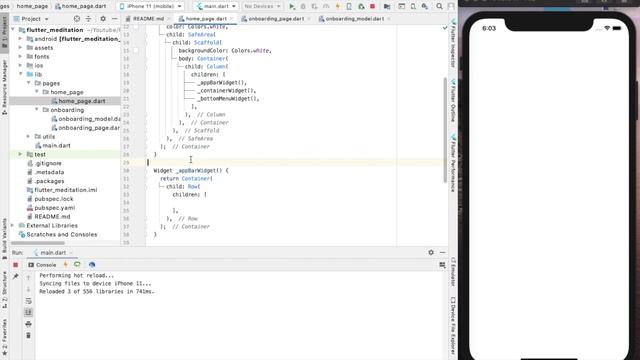 Meditation App - Flutter UI
