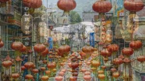 Праздник фонарей в Китае. 中國的元宵節