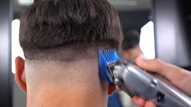 LOW FADE POMPADOUR HAIRCUT TUTORIAL!